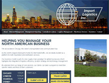 Tablet Screenshot of importlogistics.com